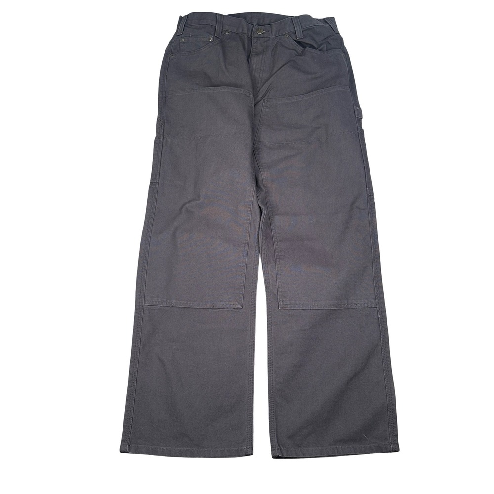 Ben Davis Double Knee Carpenter Pants Charcoal Gray Style 751 Mens 34x30 NWT